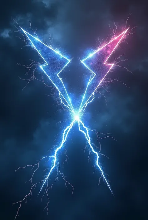 Furia organization logo with two crossed lightning bolts falling from the sky 