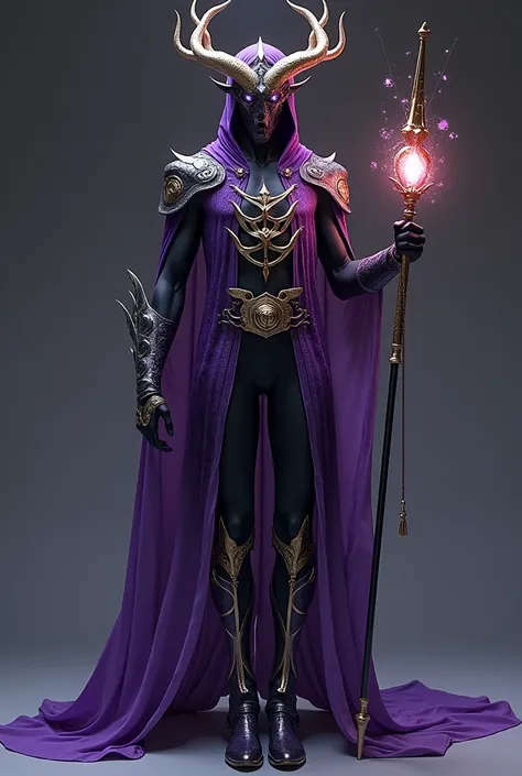 Void, the God of the Supernatural and Guardian of the Unknown, wears an imposing outfit that reflects his mastery over mystery and the unknown. His clothing consists of a long, flowing tunic, made of an ethereal fabric that appears to change hue depending ...