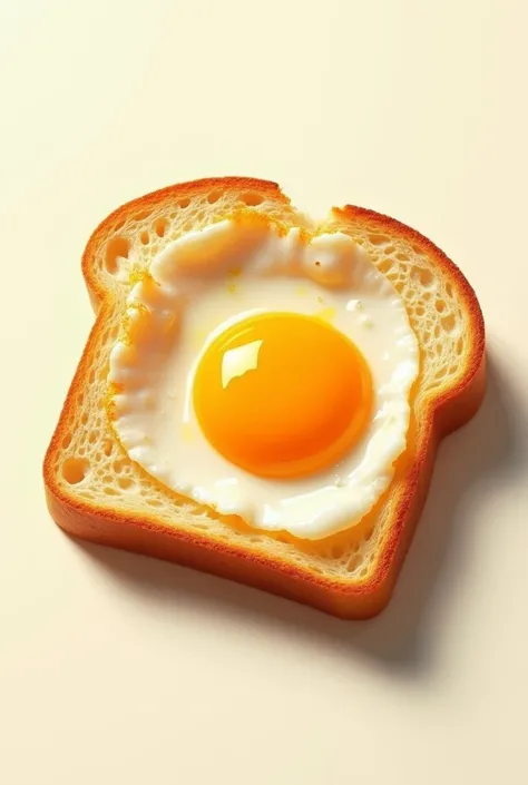 Create a logo with realistic egg bread 