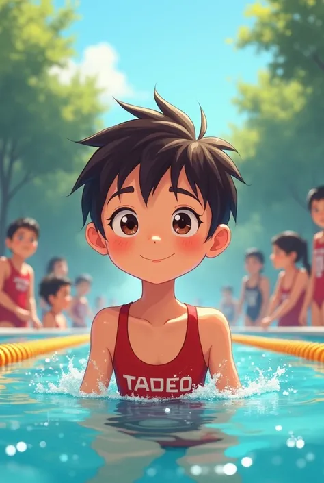 Once upon a time there was an anime boy of about  named Tadeo, He was a happy child and they were no problem, He really liked the sport of swimming, where he seemed very dedicated and where he had made a variety of friends., I felt comfortable with everyth...