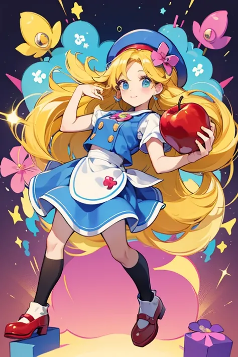 Her outfit in Puyo Puyo Tetris is the same as in Puyo Puyo!! 20th Anniversary, but her shirt now has two flower/clover buttons, and her red shoes from Puyo Puyo Fever 2 have higher ankles, giving it a boot-like appearance. The hat also is a little droopy n...