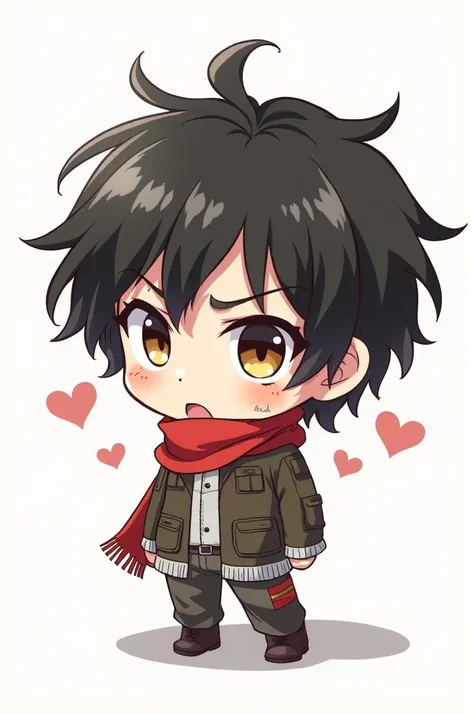 Create a chibi eren character