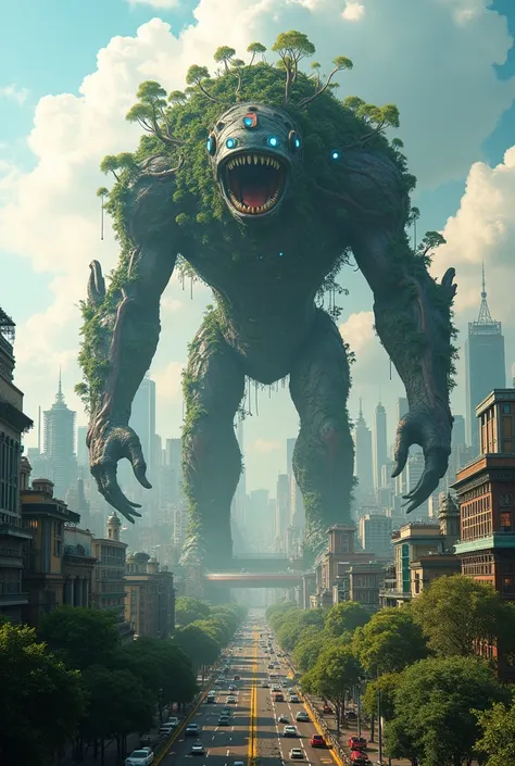 A giant monster with characteristics of the State of São Paulo 
