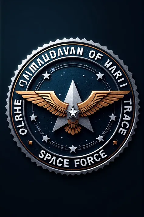 I need a stamp of approval logo, it should be space related, have Commandant of Warfare Operations and United States Space Force