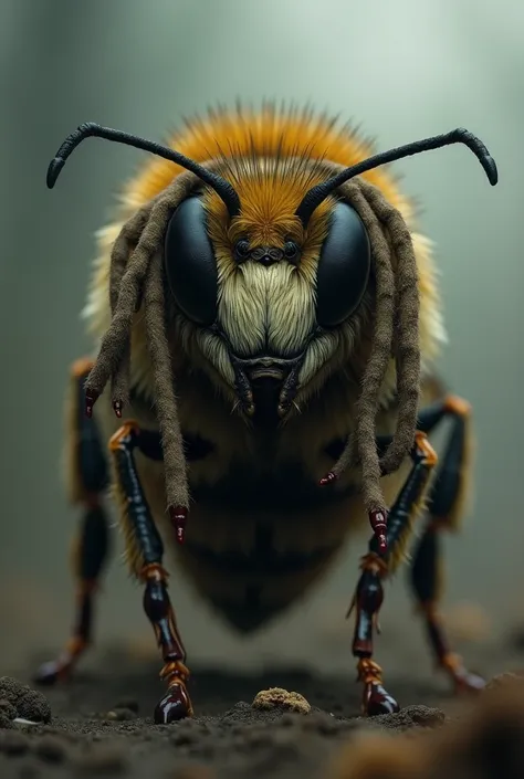 Sad bee dread locks 
