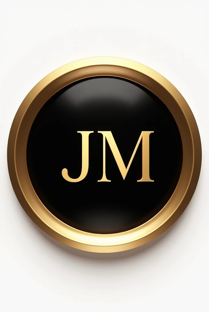 Initials JM with the black and gold circle 