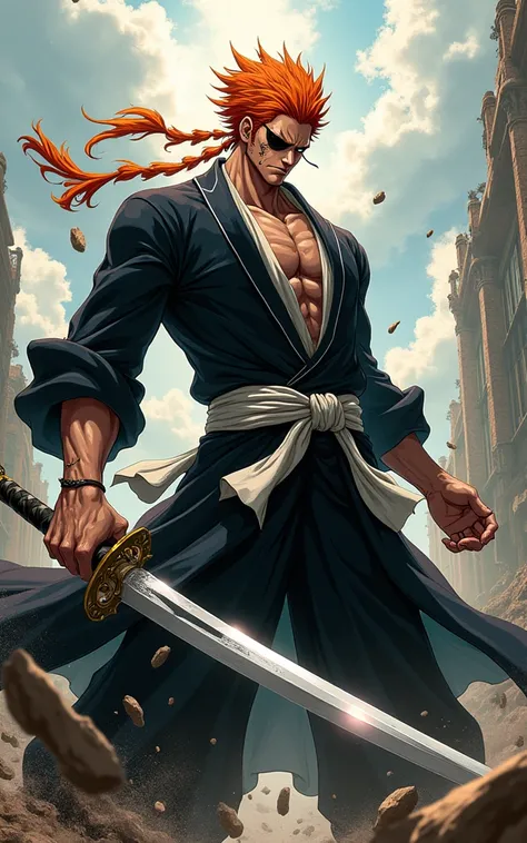 zaraki kenpachi, bleach, anime