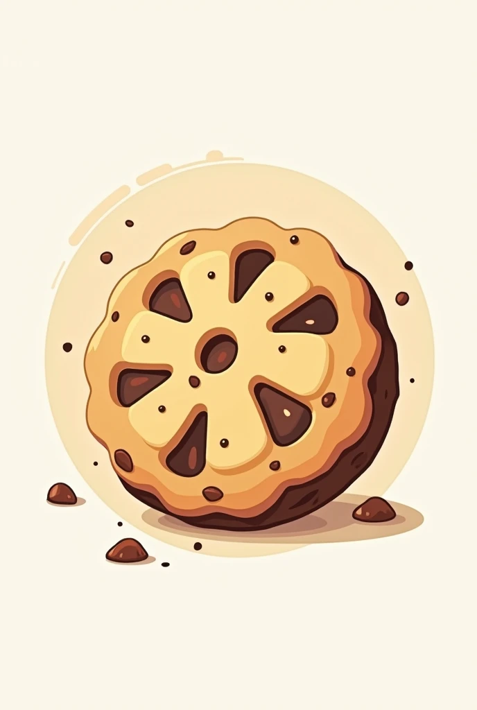 Create an image for the logo of a cookie company called Delicrunch