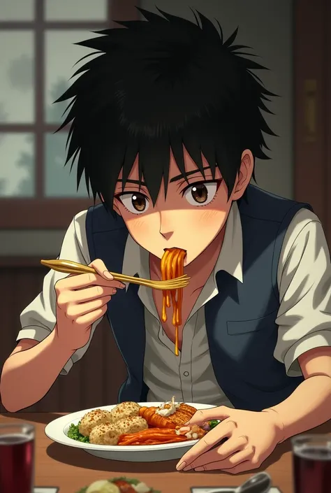 yusuke eating
