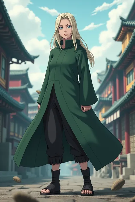 Tsunade wearing coat pant 