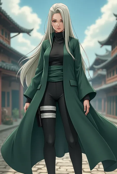 Tsunade wearing coat pant 