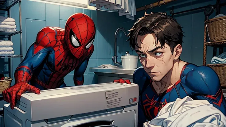 Spideys Weakness to Laundry: Spider-Man often struggles with mundane tasks like doing his laundry. Theres even a comic where Aunt May complains about all the ruined clothes Peter leaves behind!