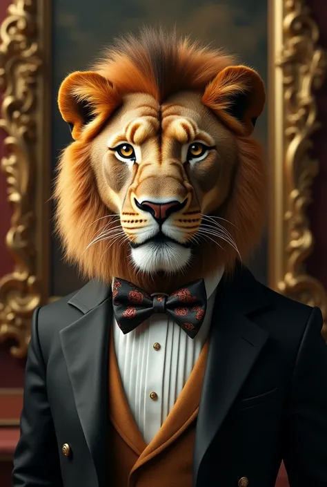 Avatar Lion wearing bow tie