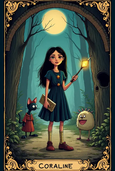 Coraline and the secret gate tarot cards