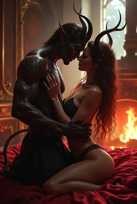 Alastor and lucifer having sex
