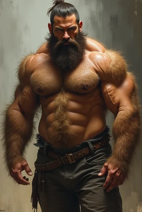 há um homem com barba e barba, peludo torso, partially male peludo torso, peludo body, peludo chest and peludo body, sparse pêlos no peito, very peludo bodies, peludo chest, peludo bodies, very peludo, full human peludo body, pêlos no peito, pelos corporai...