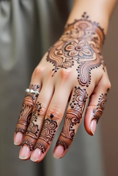 generate more Shadi Special mehndi design on hand