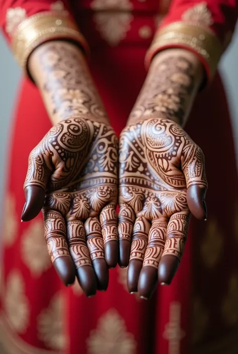 generate more Bridal mehndi design on hand