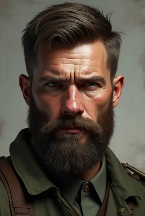 B.j Blazkowicz (24 years) bearded