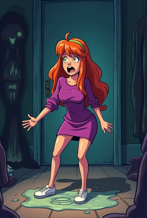 Daphne blake scared peeing urine puddle