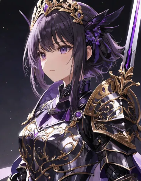 One girl,alone,anime,The whole body from head to toe、Classy girl,Armored,Holding a sword,anger,(embedded:Unaesthetic XLv13.Safety Tensor:1.2),(embedded:Negative XL_is.Safety Tensor:0.8),(masterpiece,Highest quality,Ultra_detailed,High resolution,Absurd:1),...