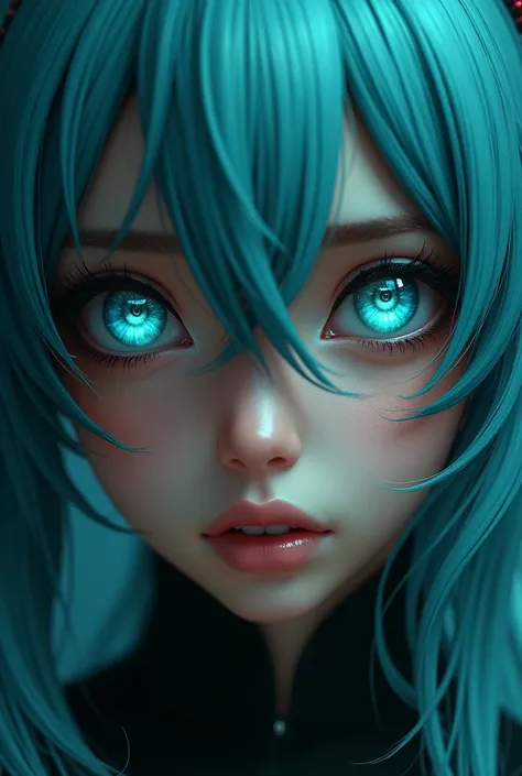 Genius female Hatsune Miku, intricate detail Highly Detailed Eyes, Faded, 16K resolution, RAW, Nikon Z9, Creative, Masterpiece, Fantasy, High Definition, High Quality, 8k, Realistic, Dramatic Lighting, Soft Focus, Digital Illustration, Intricate Mechanics,...