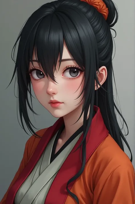 ((best quality)), ((masterpiece)), (detailed), Perfect face, a real Korean girl wearing cosplay clothes, playing the character of the Naruto anime