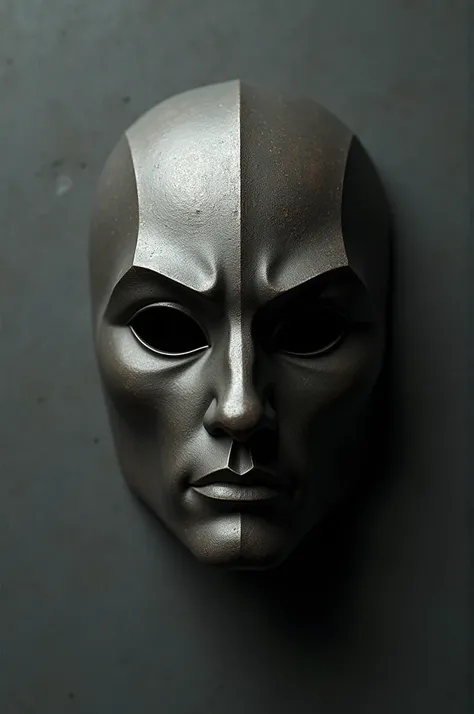 A personality mask showing avoidant attachment