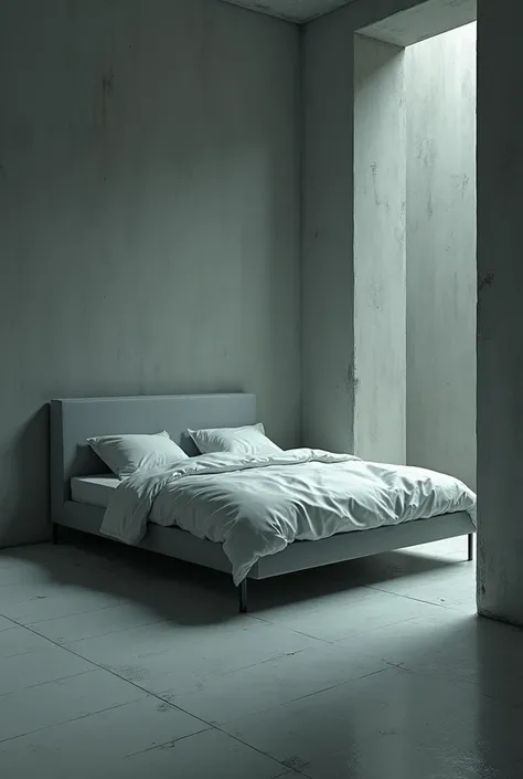 A bed with many sharp corners, create a feeling of frustration