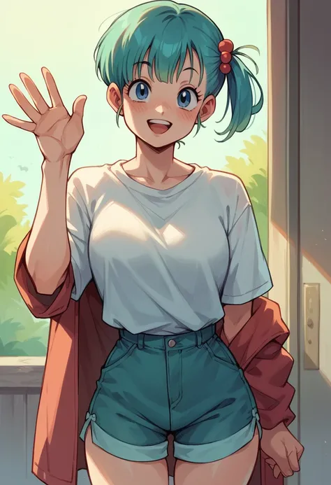 ((Bulma)), ((Sexy)), ((waving))