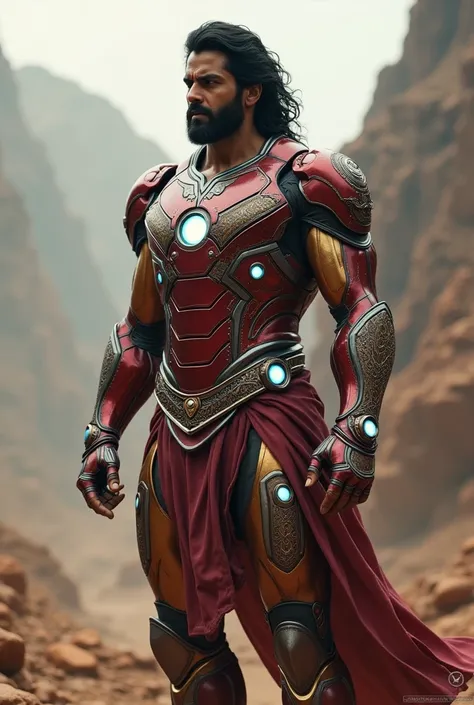 Bahubali in iron man suit