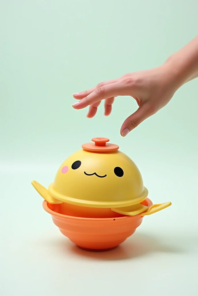 A collapsible ball-shaped toy for children 
