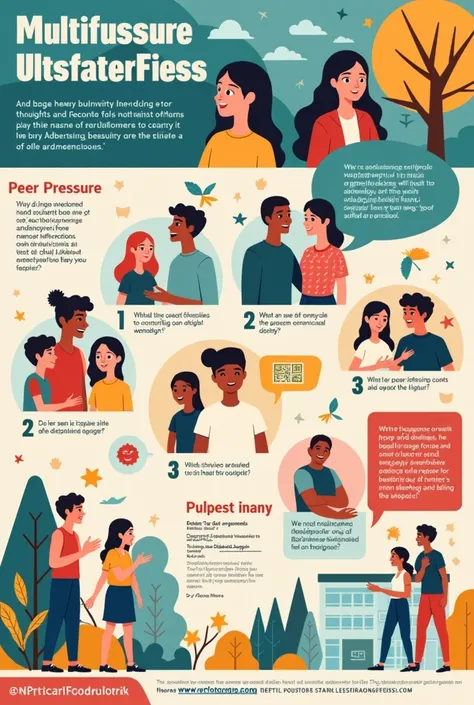 Prevention and management about adolescents concerns, make it all about prevention and manangement from peer pressure, once appearance, punerty, self awareness make it look like a poster but with many stereotype combine together in one picture
