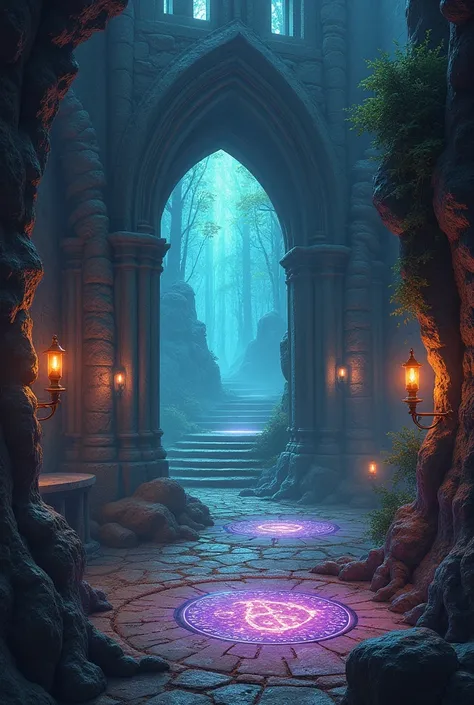 Hints Copy hints Game background menu anime fantasy magic medieval magic without people not a forest 