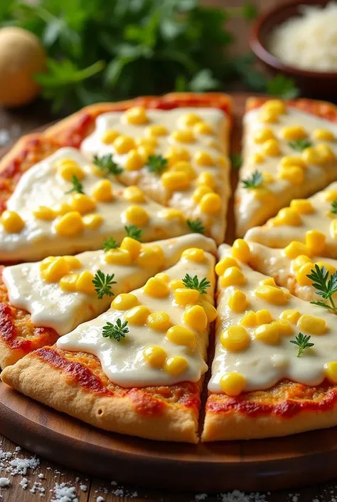 Mayo corn　pizza