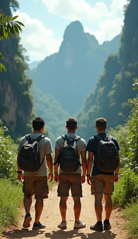 Thailand tour planning three male friends 