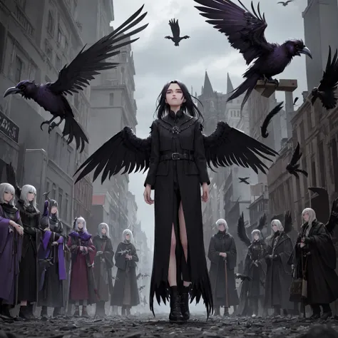 vorn... ravens... ravens...
black wings of the end...
these messengers of death are circling, живых всех браня

ravens... ravens...