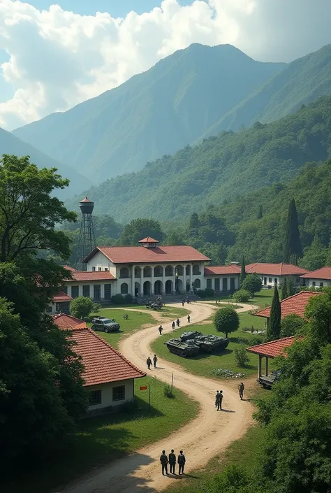 Dutch military base in Ciamis Bandung 