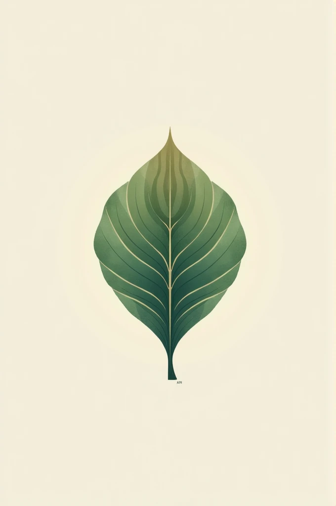 betel leaf logo, simetris, artistict