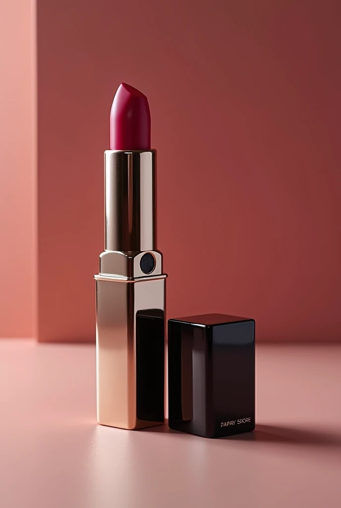 a professional photograph of a lipstick that is secretly a
 pepper spray
