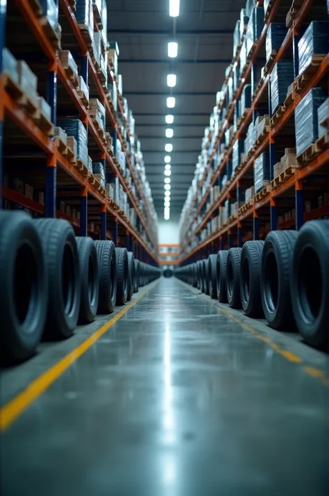  tires in distribution center 

