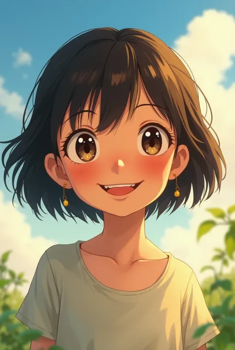 chihiro smiling