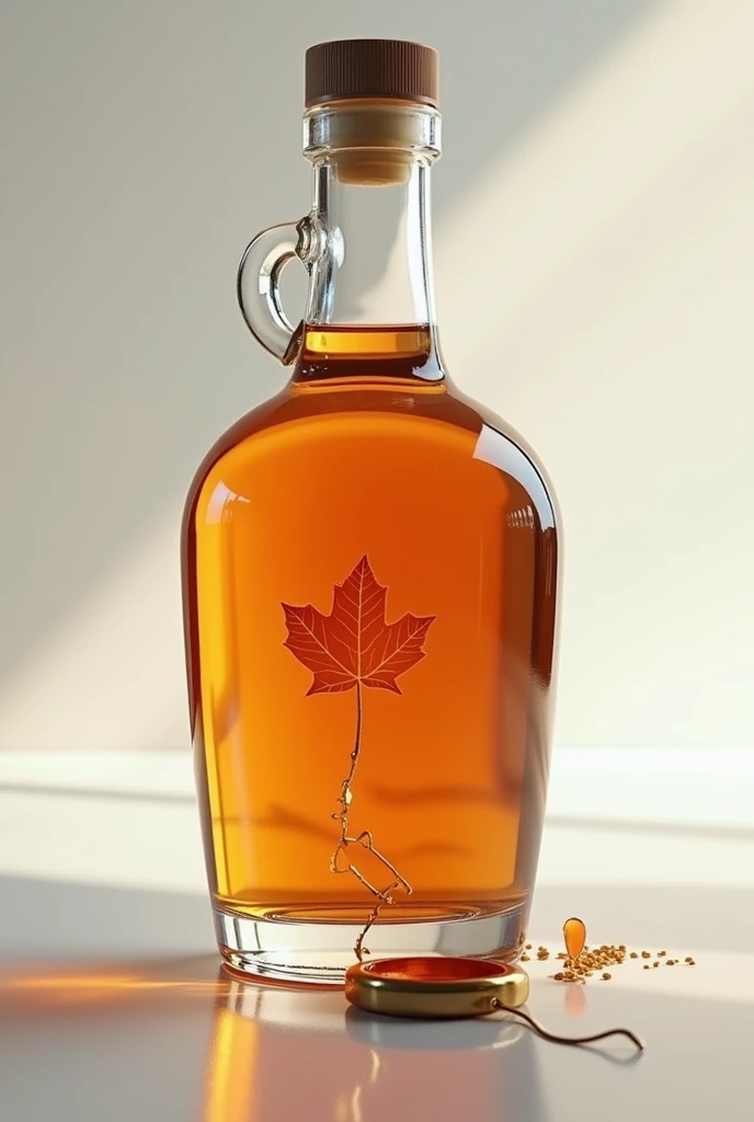 Image of syrup with broken security seal 