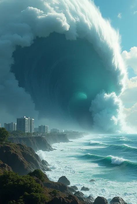 an explanatory image of a tsunami