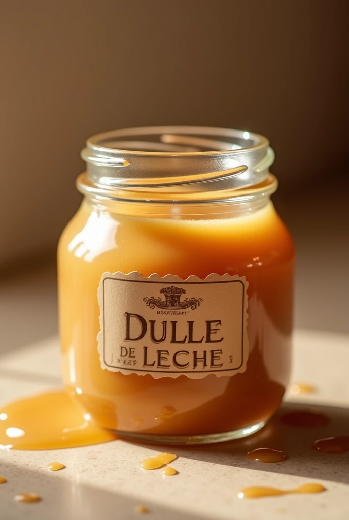 A photo with the beautiful jar of dulce de leche