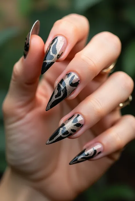 Make me nails inspired by cats