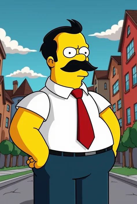 Nicolas Maduro version of the Simpsons 