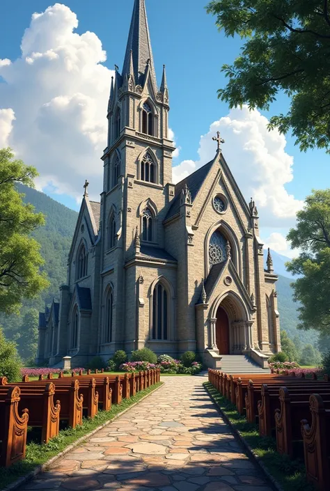 Design a Victorian style church
