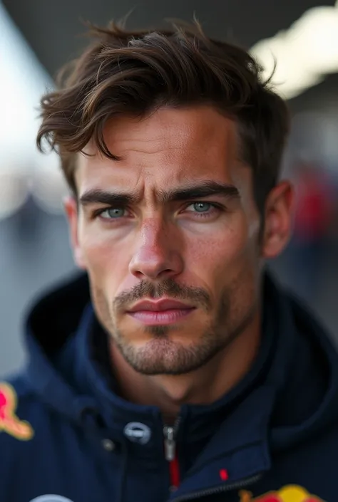 young, Without beard, medium brown, handsome, How to become a Red Bull F1 driver