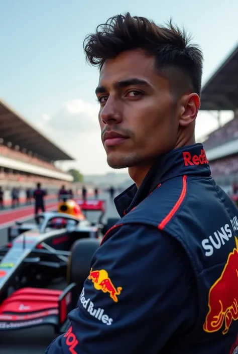 Young Mexican, moreno, handsome, How to become a Red Bull F1 driver